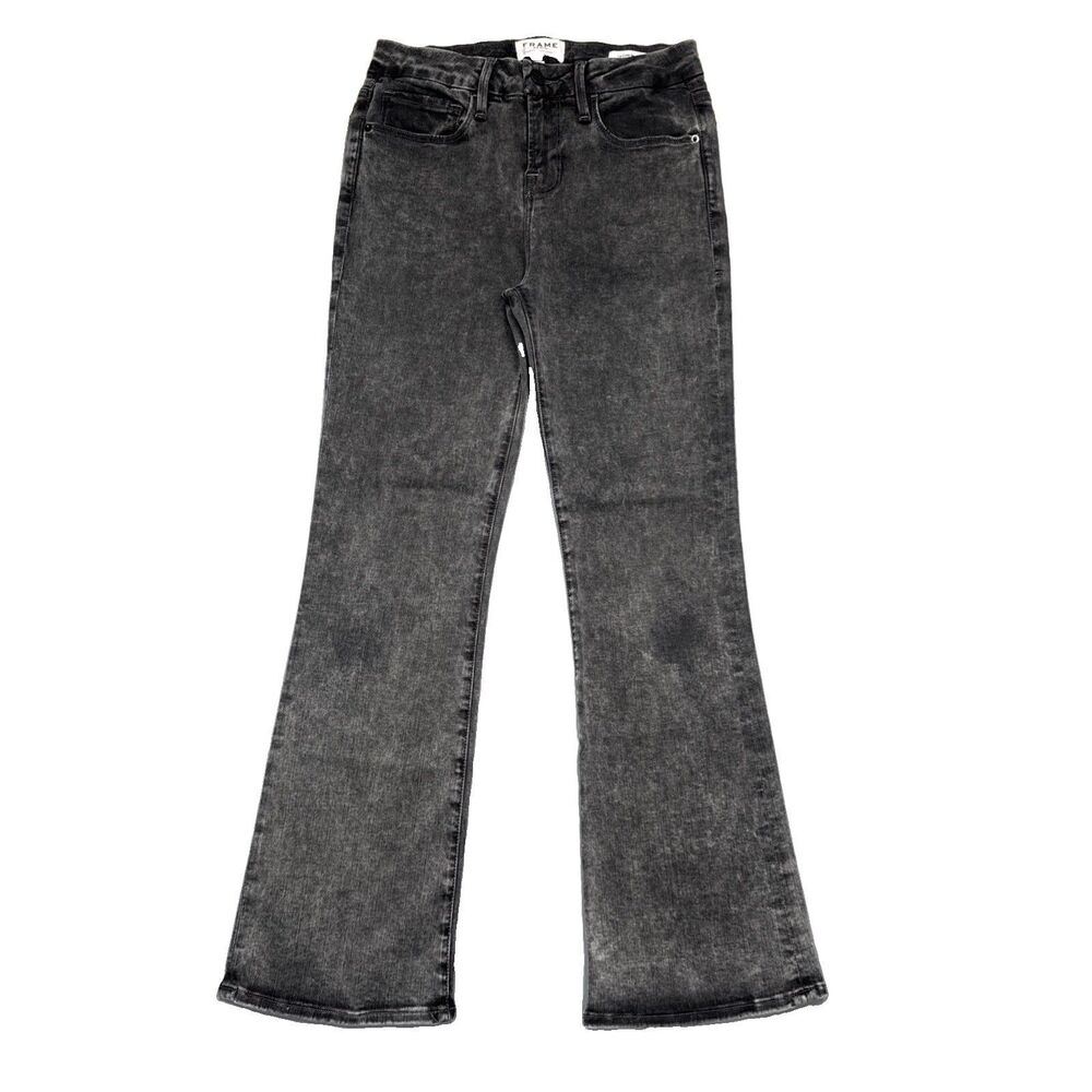 Frame Le Crop Mini Bootcut Bennington Jeans 26 (26x26.5) Stretch Denim Womens - Picture 1 of 14